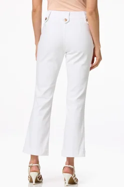Cato White Sailor Button Jeans> Jeans