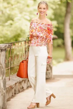 Cato Wide Leg Seamed Cargo Pants> Pants