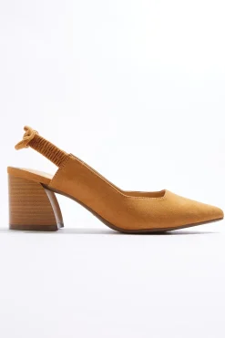 Cato Wide Width Bow Slingback Pumps> Wide Width