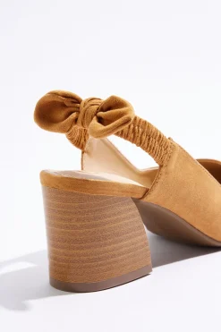 Cato Wide Width Bow Slingback Pumps><noscript><img width=