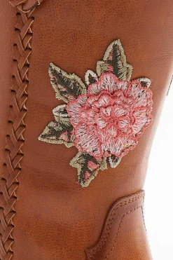 Cato Wide Width Flower Western Boots><noscript><img width=
