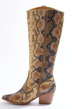 Cato Wide Width Snakeskin Tall Boots><noscript><img width=