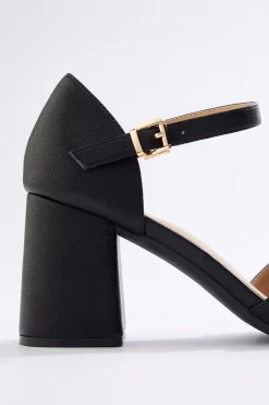 Cato Wide Width Vamp Detail Open Toe Heels><noscript><img width=