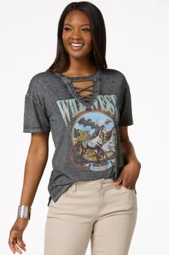 Cato Wild West Tee> Tops