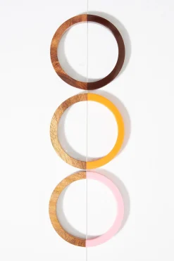 Cato Wood Lucite Bangle Bracelet Set> Bracelets