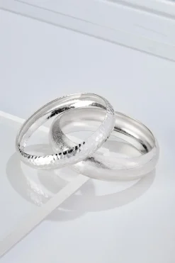 Cato Xl Hammered Bangle Bracelet Set> Bracelets