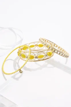 Cato Xl Lucite Studded Bangle Bracelet Set> Bracelets