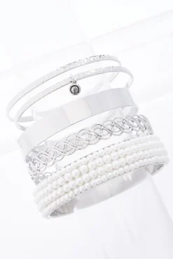 Cato Xl Pearl Bangle Bracelet Set> Social Occasion|Bracelets