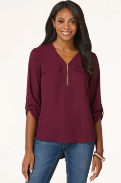 Cato Zip Front Equipment Top><noscript><img width=
